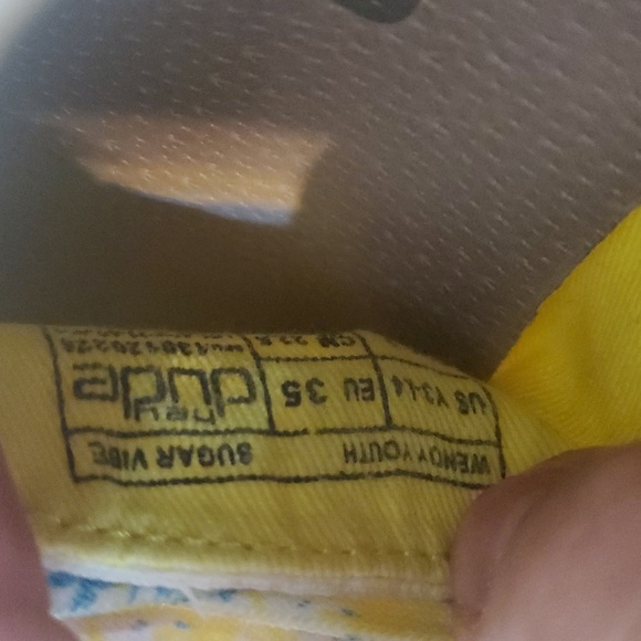 Hey Dude Youth Wendy Sugar Vibes Canvas Shoes Size 3 Ladies 4 - Picture 8 of 12